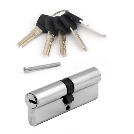 Циліндр Avers DM-100-CR хром ключ-ключ, фото 1