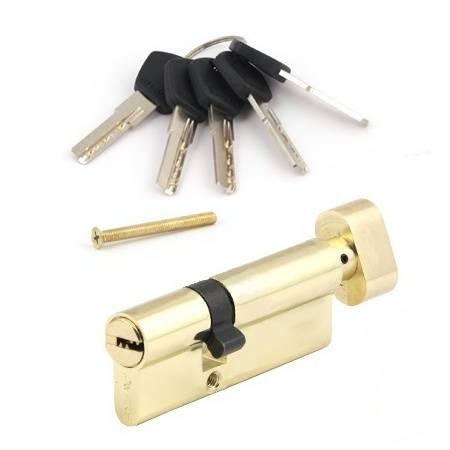 Циліндр Avers DM-70(30/40C)-C-G золото ключ-вороток, фото 1