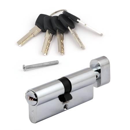 Циліндр Avers DM-80-C-CR хром ключ-вороток, фото 1