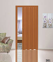 Двери гармошка - цвет вишня. 100% Гарантия качества. Размер 50,60,70,80