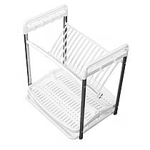 Настільна сушарка для посуду з піддоном