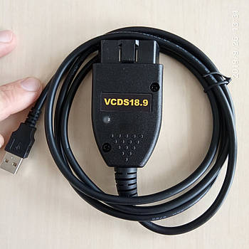Автосканер VCDS 18.9 USB, OBD2, чіп ATMEGA162
