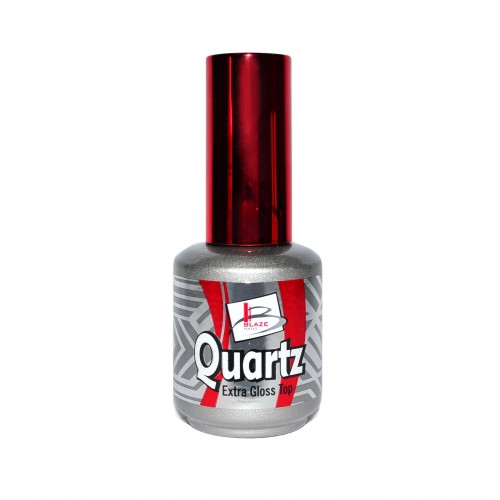Blaze Quartz Extra Gloss Top топ для гель-лаку з екстраблиском 15 мл.