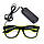 Окуляри неонові Flashing Nift Glasses Transparent, фото 4