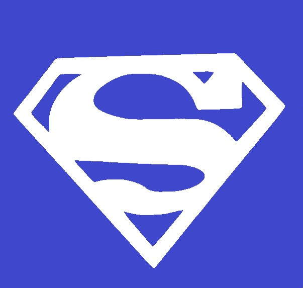 Трафарет для тату Супермен (логотип) 5 на 5 см