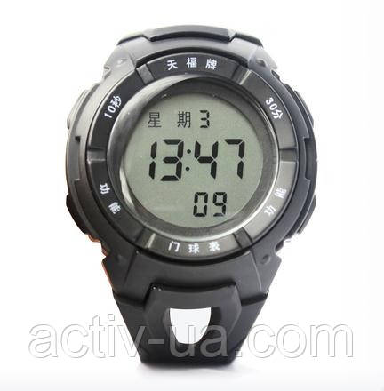 Секундомір наручний годинник PC0603 для крикету 3-х рядковий, пластик, 4-ох кноп., будильник