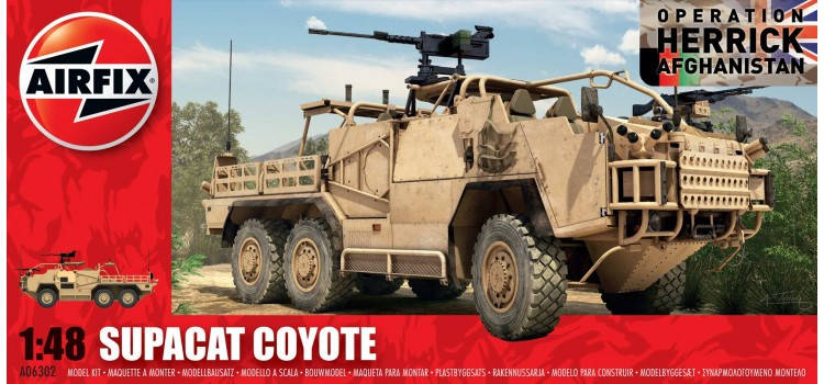 Supacat Coyote Британський артилерійський тягач 6Х6. Збірна модель 1/48 AIRFIX 06302, фото 1
