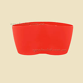 Вазон "Кактусник" на 2 рослини Червоний