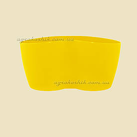 Вазон "Кактусник" на 2 рослини Жовтий