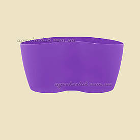 Вазон "Кактусник" на 2 рослини Фіолетовий