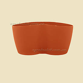 Вазон "Кактусник" на 2 рослини Теракотовий