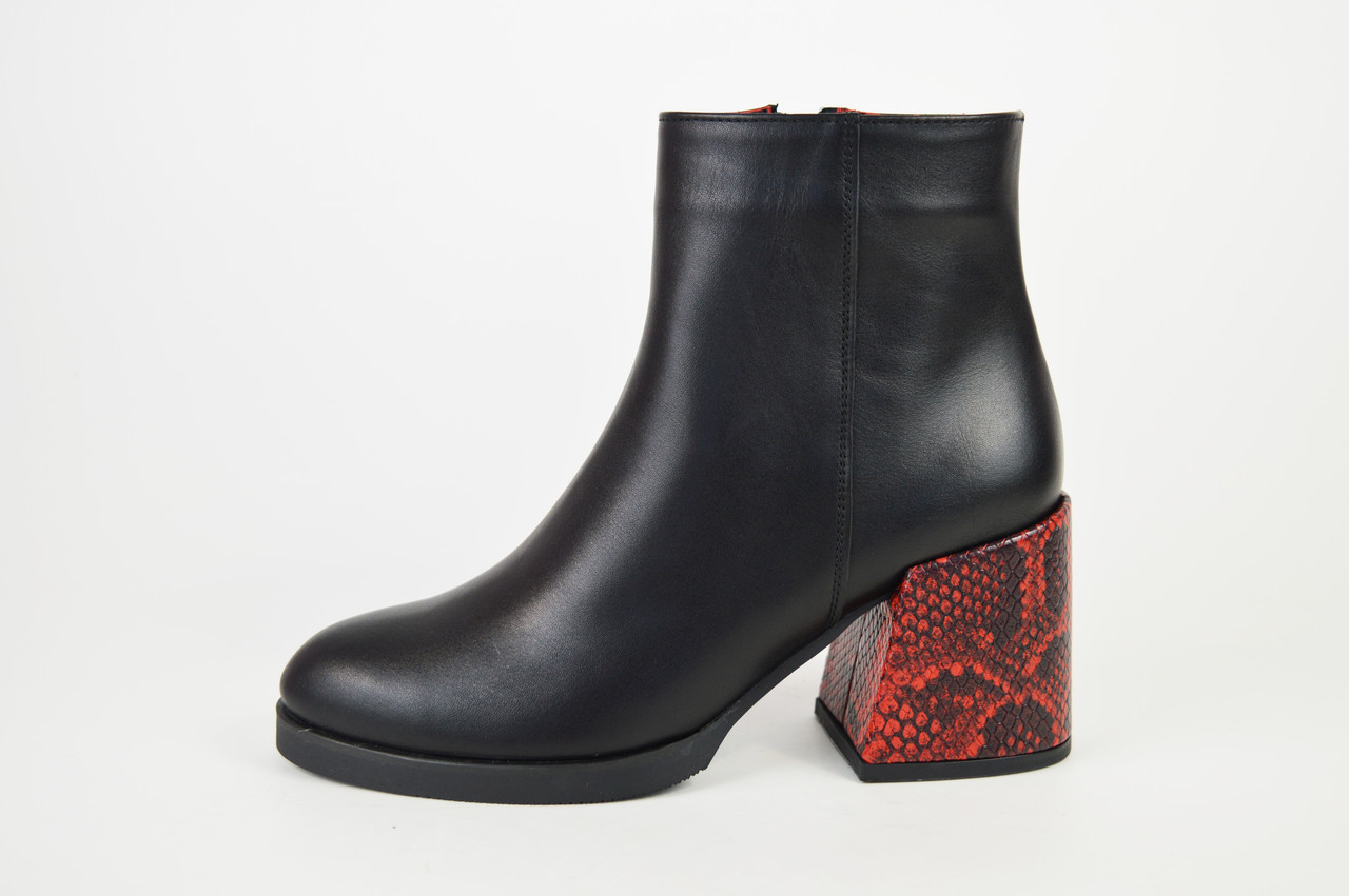 Черевики Kluchini 13099 39 Чорні шкіра 37