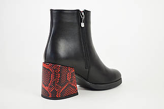 Черевики Kluchini 13099 39 Чорні шкіра 37, фото 4