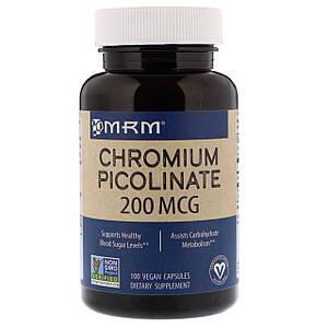 Піколінат хрому MRM Chromium Picolinate 200 mcg 100 капс.