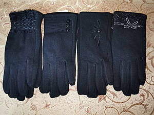 Трикотаж ЯКЕМІР жіночі рукавички Еластичний Вибір моделей випадковий (тільки ОПТ)