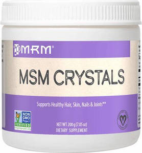 МСМ Метилсульфонілметан MRM MSM Crystals 200 порц.