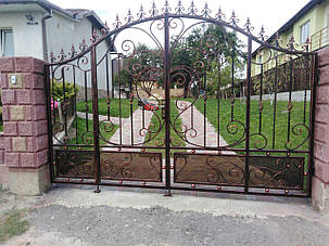 Ворота ковані Драва, фото 2