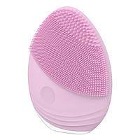 Силіконова щітка для чищення обличчя XPREEN 049 електрична косметична щіточка масажер Рожева