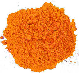 Фарба Холі (Гулал), Оранжева, фасування 75 грам, суха порошкова фарба для фествиалів, флешмобів, фото