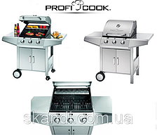 Газовий гриль Profi Cook Gasgrill 3-Горежки Німеччина