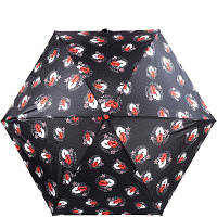 Складана парасолька H.DUE.O Парасолька жіноча компактна полегшена механічна H.DUE.O HDUE-164-lips