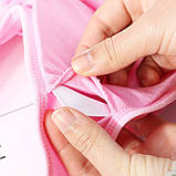 Бюстгальтер топік для спорту. Бюстгальтер безшовний для дому. Ліф бра без кісточок, розмір XXL (чорний), фото 9