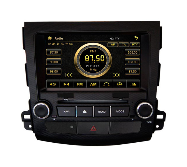Магнітола CITROEN C-CROSSER, PEUGEOT 4007, Mitsubishi Outlander/XL. Kaier KR-8007 WinCE