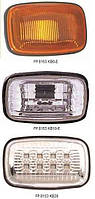 Указатель поворота на крыле Toyota Land Cruiser 100 '98-07 левый и правый, белый (прозрачный) (DEPO)