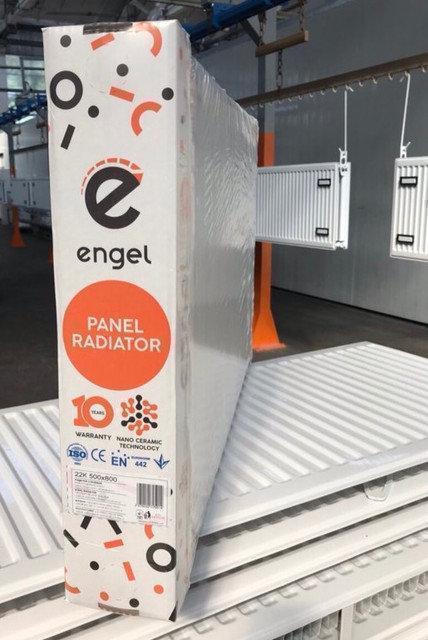 Сталевий радіатор Engel 300х1400 тип 22 бічне під'єднання