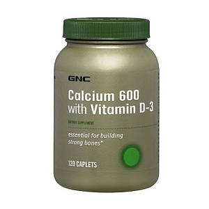 Кальцій Д3 GNC Calcium 600 with Vitamin D-3 120 caps