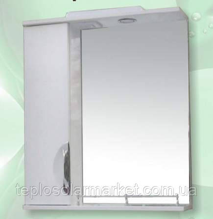 Дзеркало для ванної кімнати з пеналом і підсвічуванням Грація-65