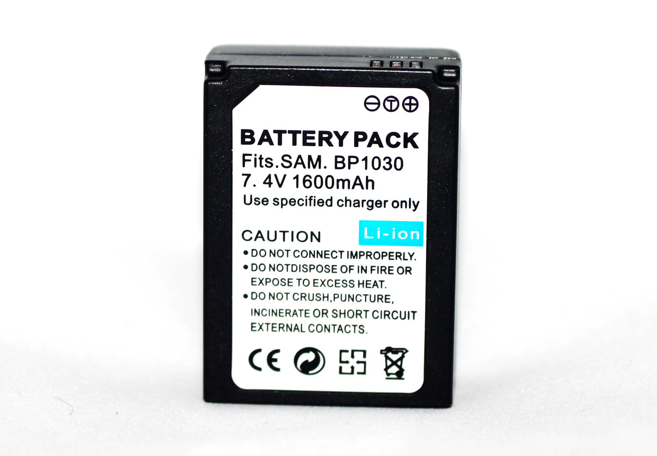 Акумулятор BP-1030 (BP1030) - аналог для камер SAMSUNG NX200, NX210, NX1000 - 1600 ma