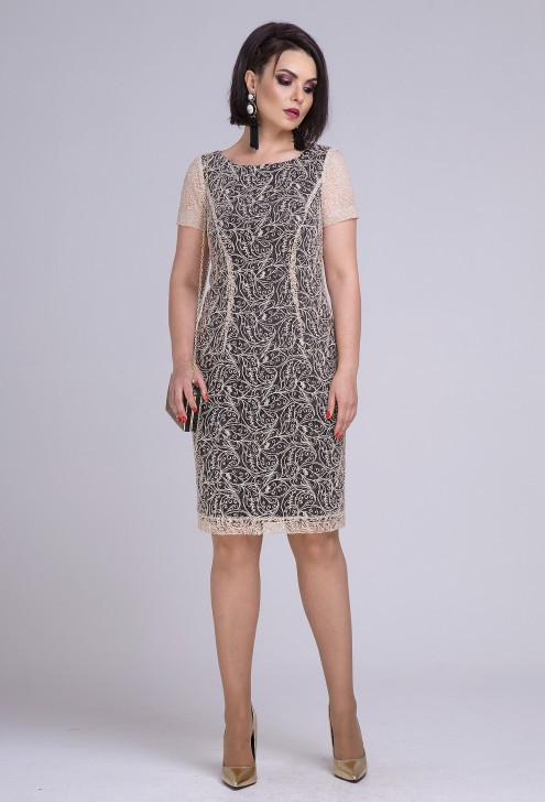 Плаття жіноче модель ДЖ-18107-18 чорне, фото 1