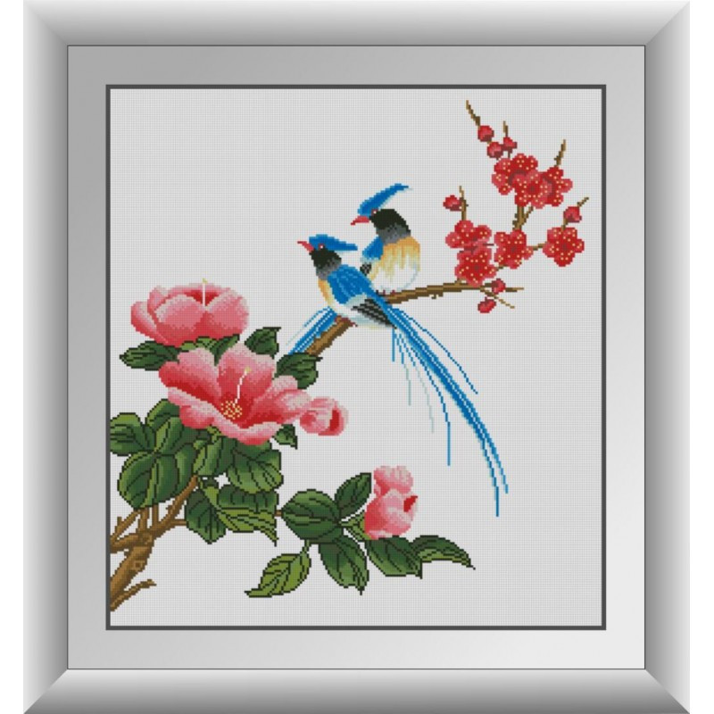Алмазний живопис Райські птахи Dream Art 30877 (53 x 58 см)