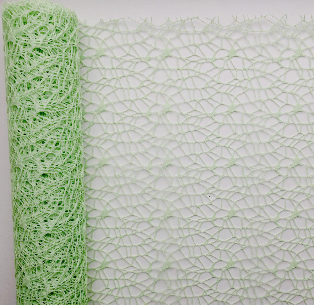Сітка флорична Poly net 1 світло-салатова 53 см х 5 ярдів, фото 1