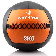 Набивний мяч (медбол) Way4You 3 kg