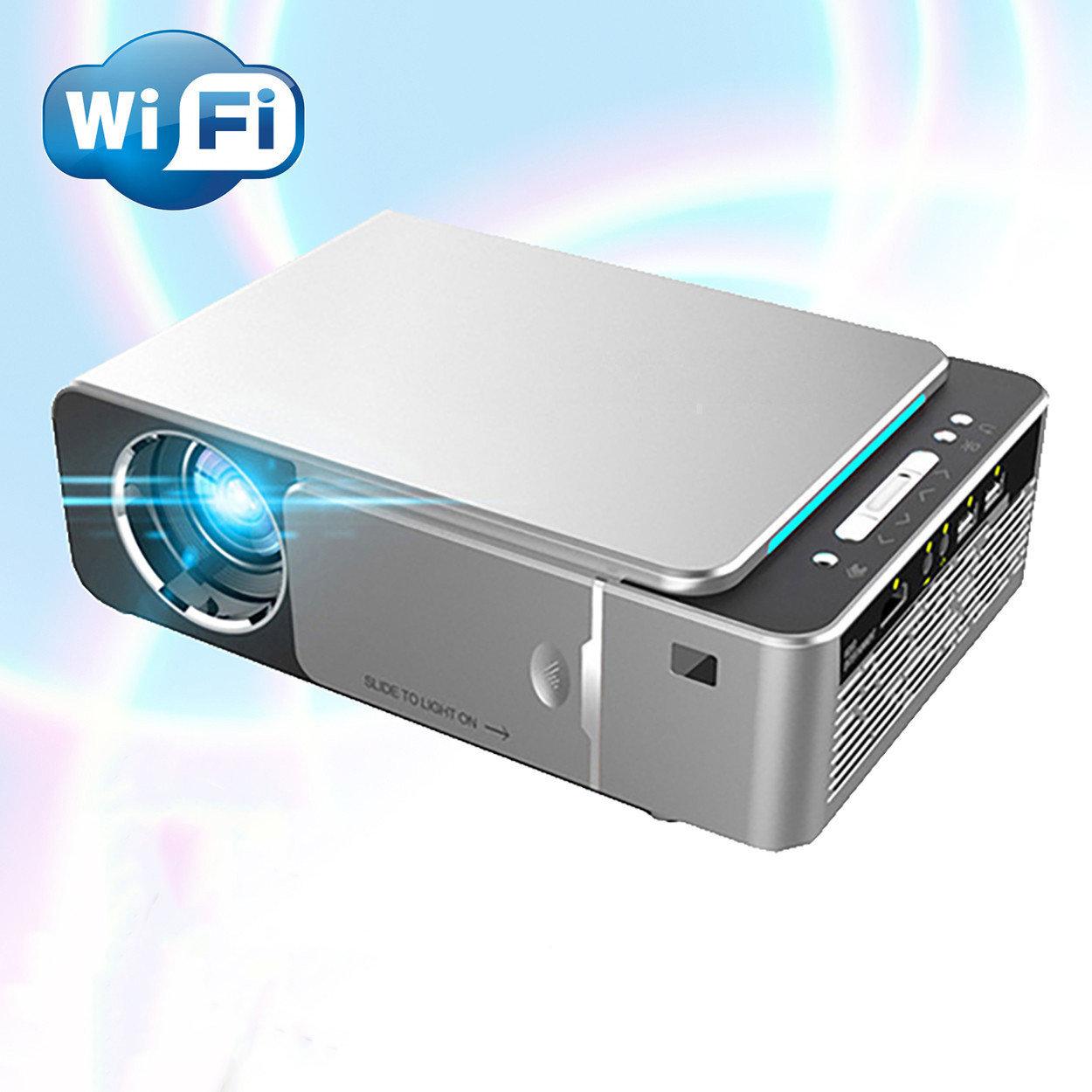Проектор мультимедійний WI-Fi Wi-light T6 проектор для будинку школи кінопроектор відеопроектор Оригінал, фото 1