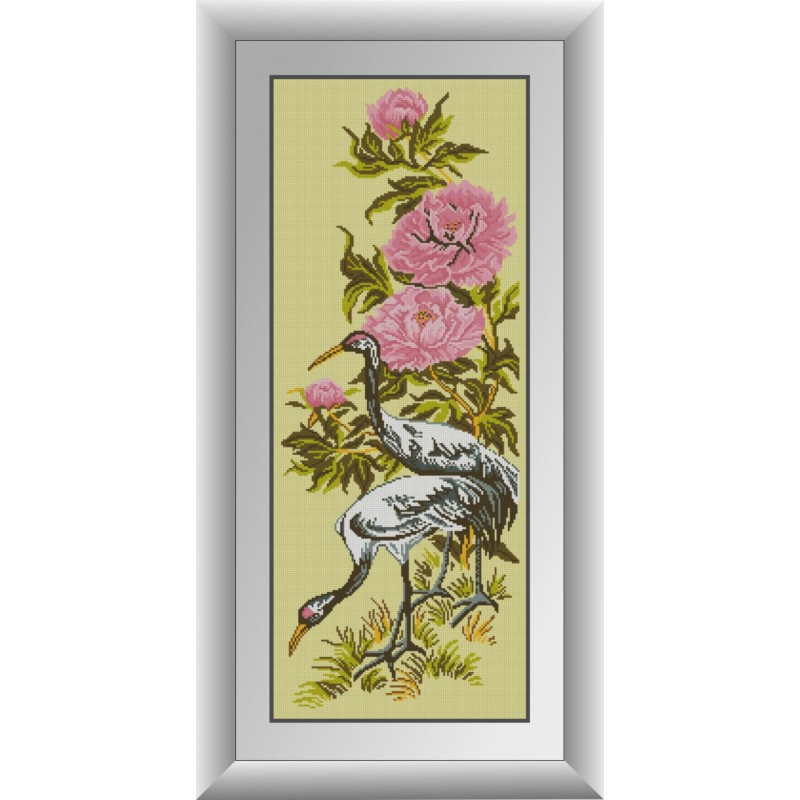 Набір алмазного живопису Пара чапель Dream Art 30880 (33 x 84 см), фото 1