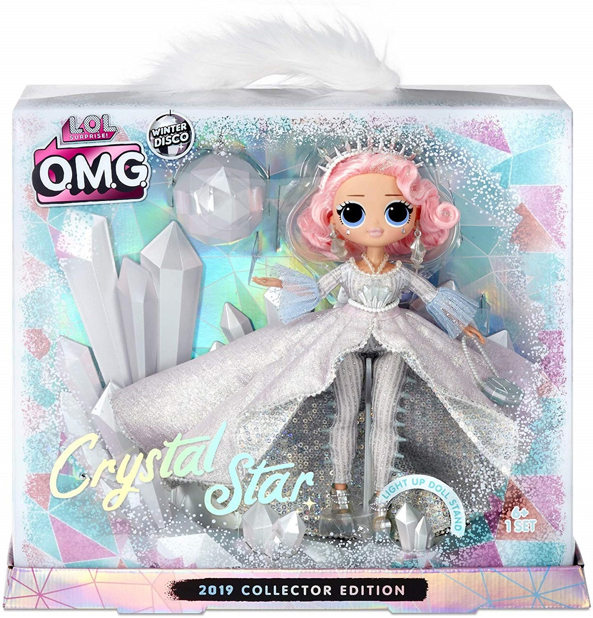 Лялька Lol OMG Crystal Star Winter Disco ( ЛОЛ лялька ОМГ Зимовий Диско. L. O. L. O. M. G. Collector Edition 2019 )