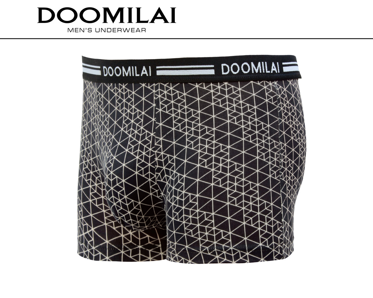 Чоловічі боксери стрейчеві з бамбука Марка «DOOMILAI» Арт.D-01206