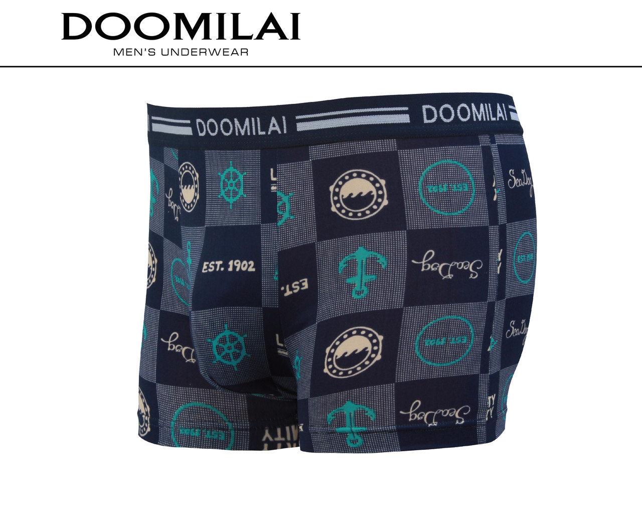 Чоловічі боксери стрейчеві з бамбука Марка «DOOMILAI» Арт.D-01211