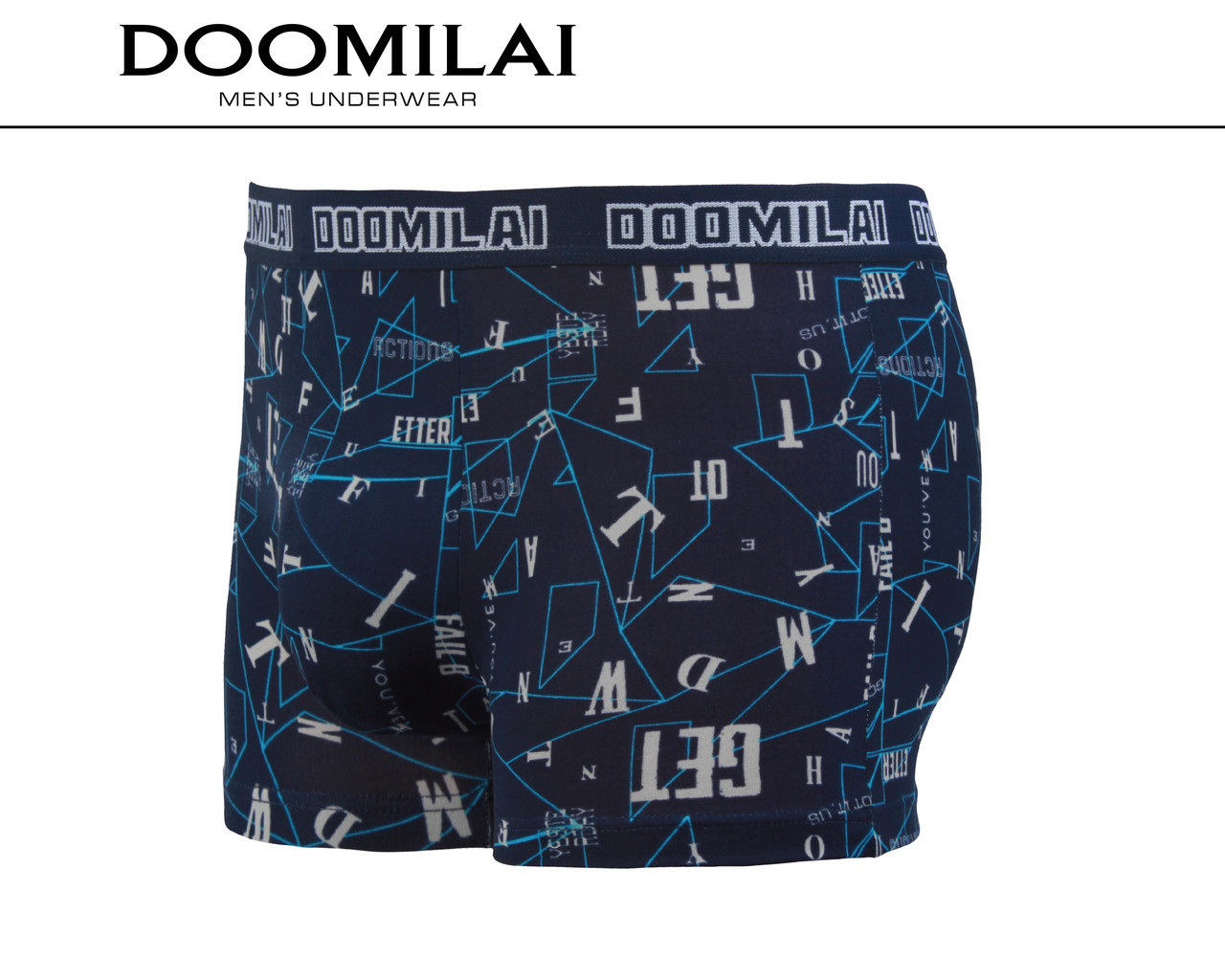 Чоловічі боксери стрейчеві з бамбука Марка «DOOMILAI» Арт.D-01303
