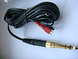Кабель (шнур прямий)  ORIGINAL для Sennheiser HD25, HD25-1, HD25-II, HD25-CII HD25 II Steel Cable straight cable, фото 4