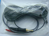 Кабель (шнур прямий)  ORIGINAL для Sennheiser HD25, HD25-1, HD25-II, HD25-CII HD25 II Steel Cable straight cable, фото 6