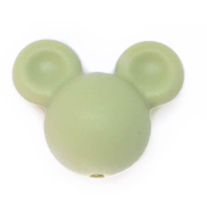 Міккі маус (хакі) намистини з харчового силікону, фото 1
