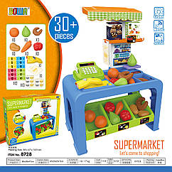 Дитячий супермаркет 8728 з касовим апаратом і продуктами