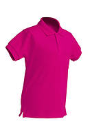 Женская футболка-поло JHK POLO REGULAR LADY цвет малиновый (RP)