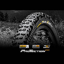 Велосипедна покришка шина Continental Trail King 2.4, 29"x2.40, 60-622, Foldable, BlackChili, ProTection Apex, Skin, 945гр., фото 5