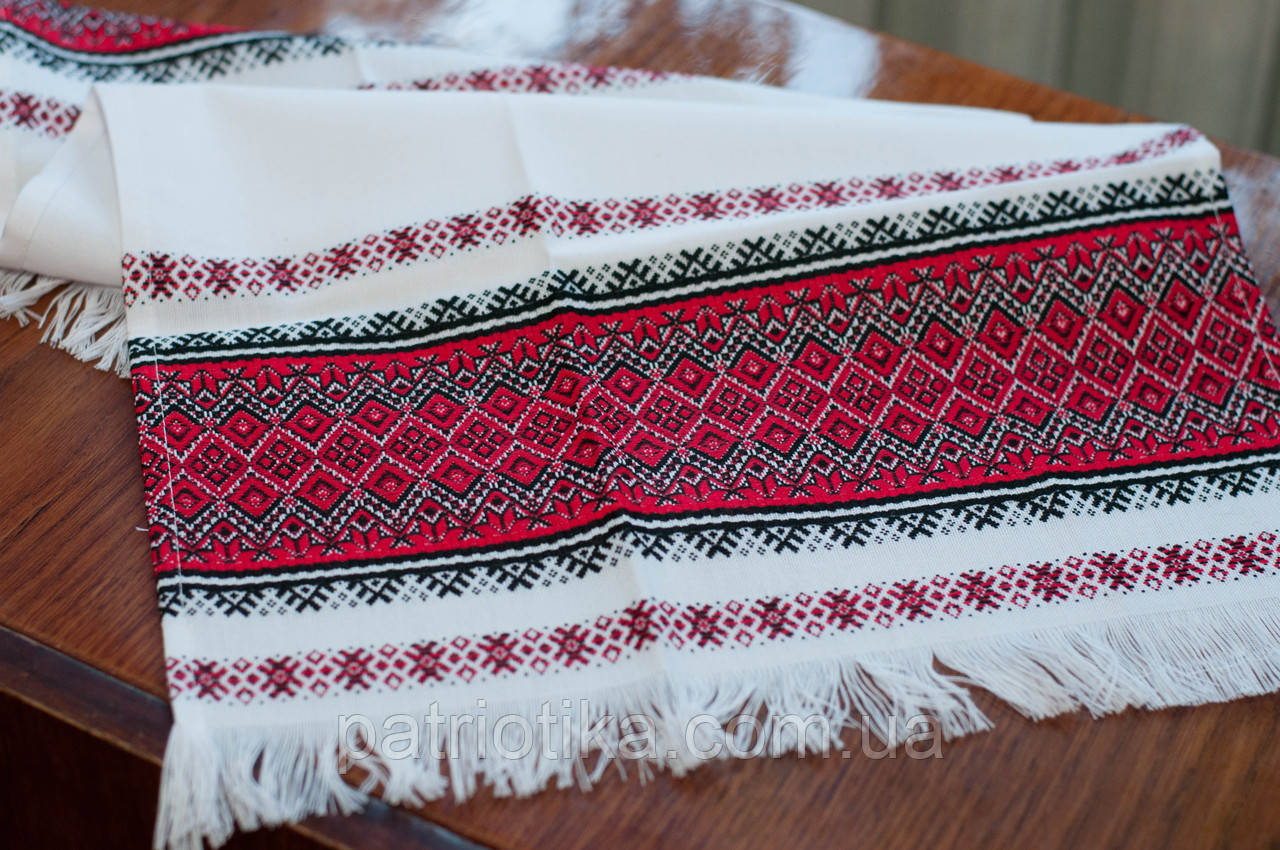 Тканий весільний рушник "Оранта" коротка 0,70 м
