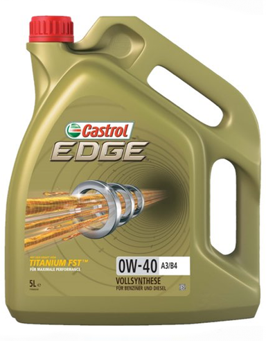 Олива моторна Castrol Edge 0w40 A3/B4 (Каністра 4л)